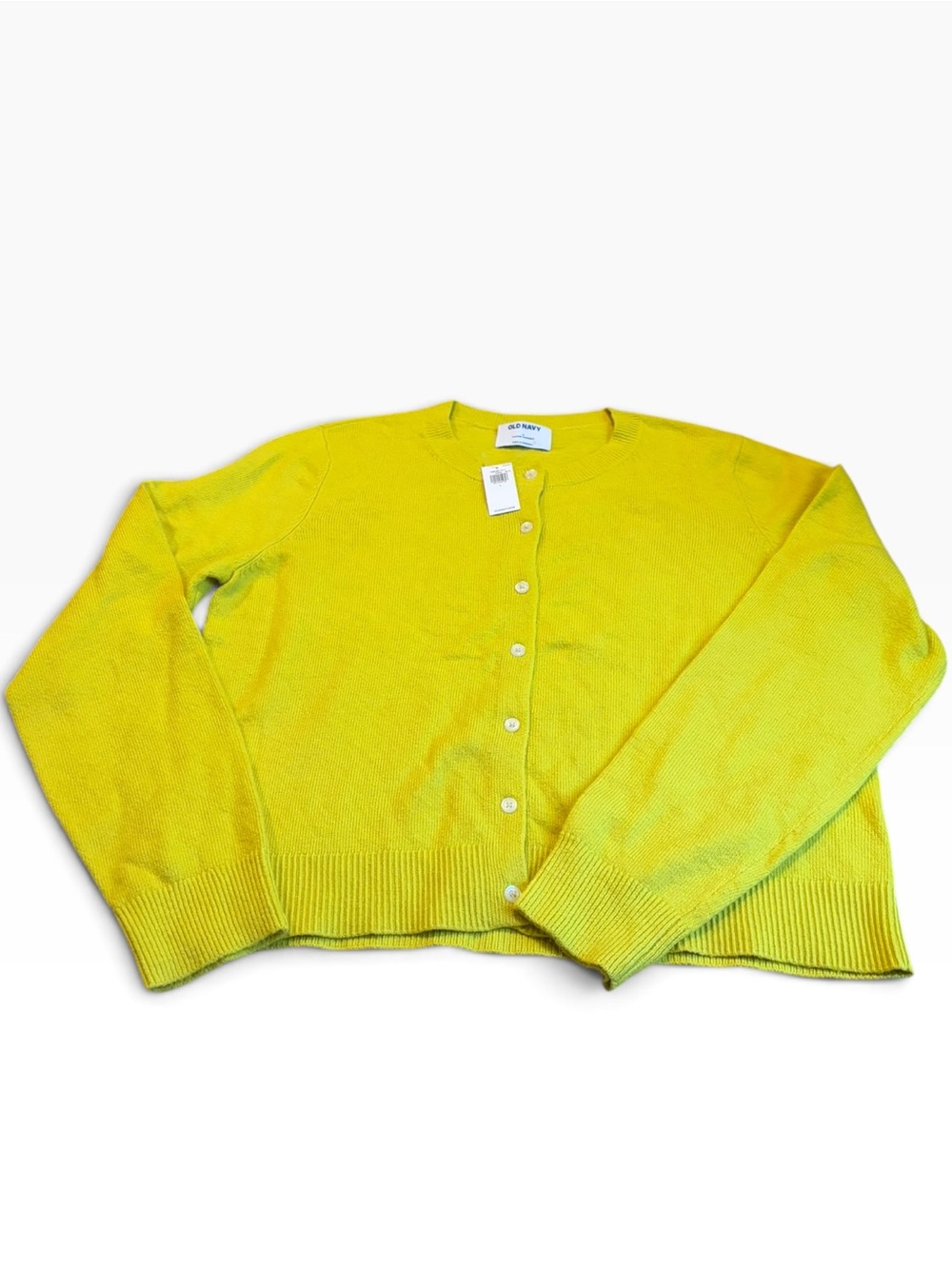 OLD NAVY yellow cardigan nwt